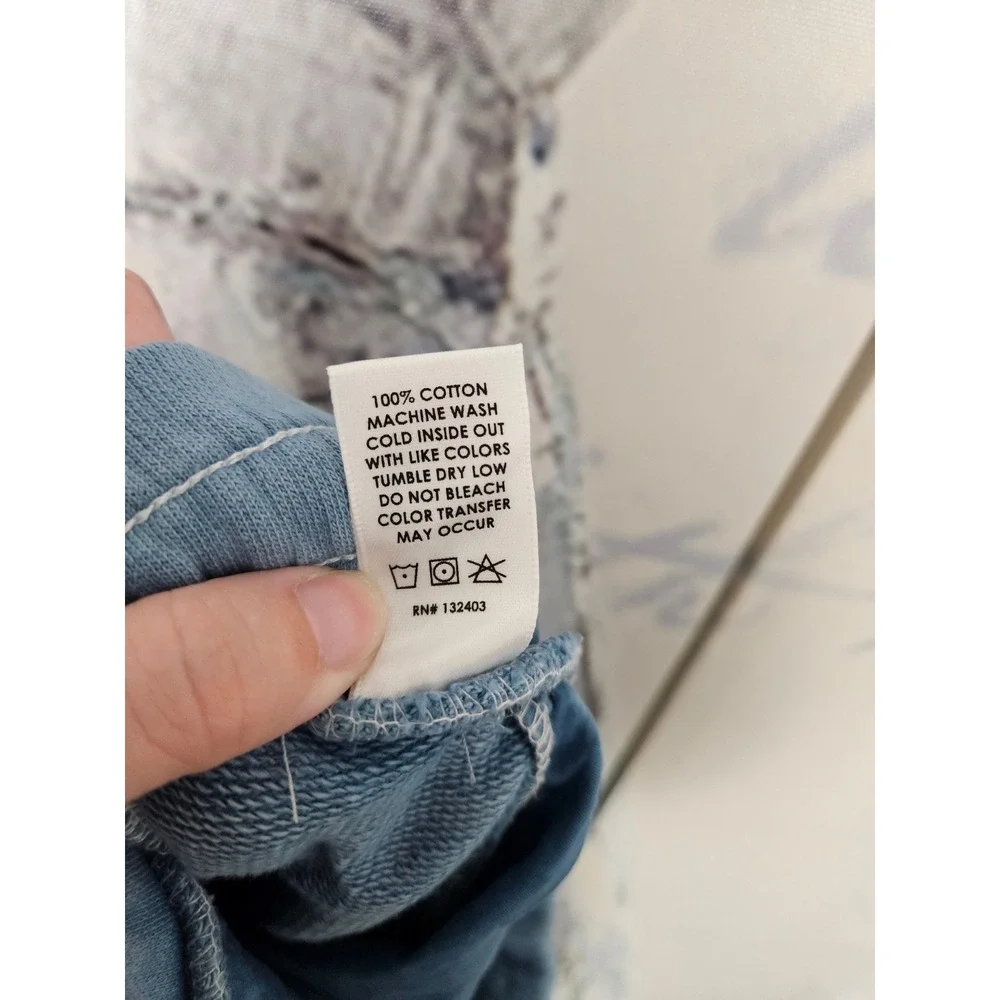 Cotton Citizen Bronx Joggers Blue French Terry Seam Detail Mens XXL 51150-01
